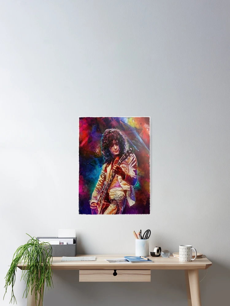 Thumbnail 2 of 3, Poster, Jimmy Page designed and sold by JorgeJteam.