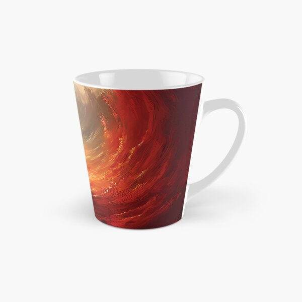 Item preview, Red Waves of Emotions - Wall Art designed and sold by Mitch-Angelo.