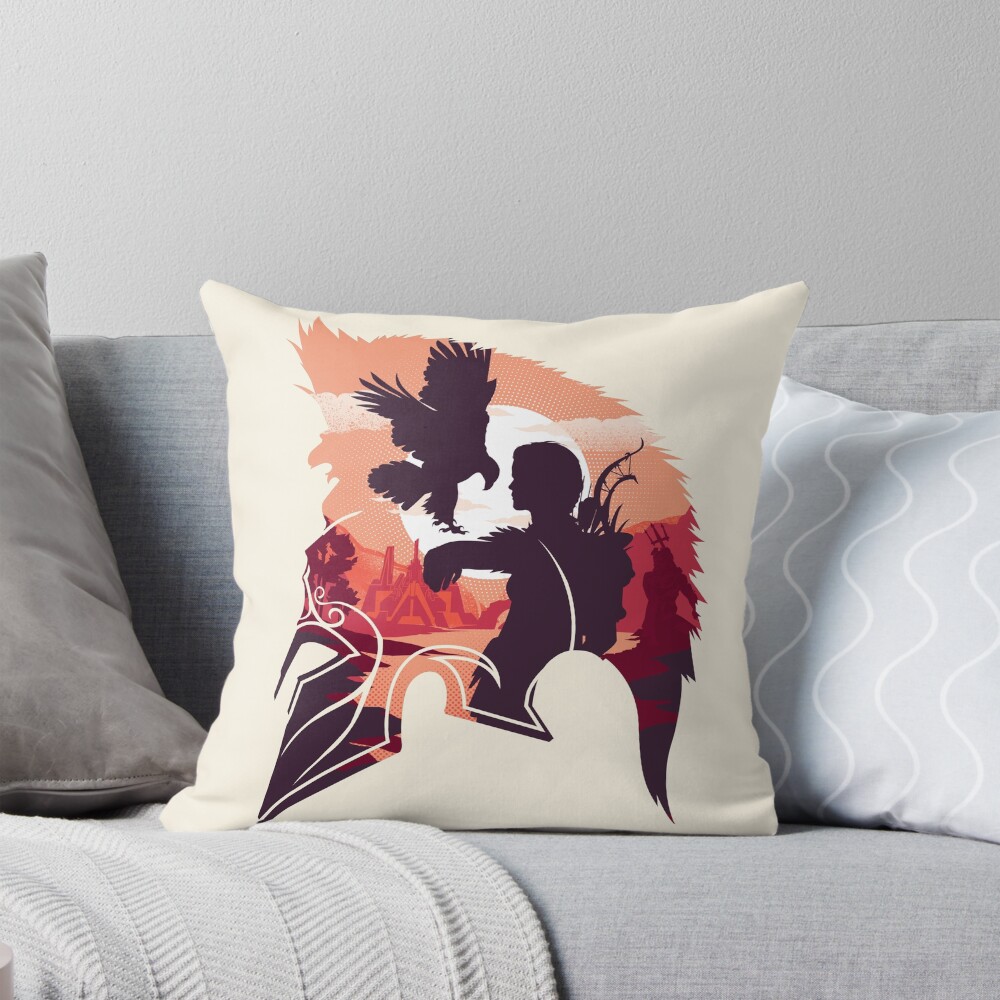 Item preview, Throw Pillow designed and sold by Hypertwenty Designs.
