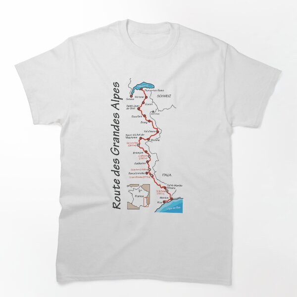 Item preview, Mapa de la Ruta de los Grandes Alpes designed and sold by studio838.