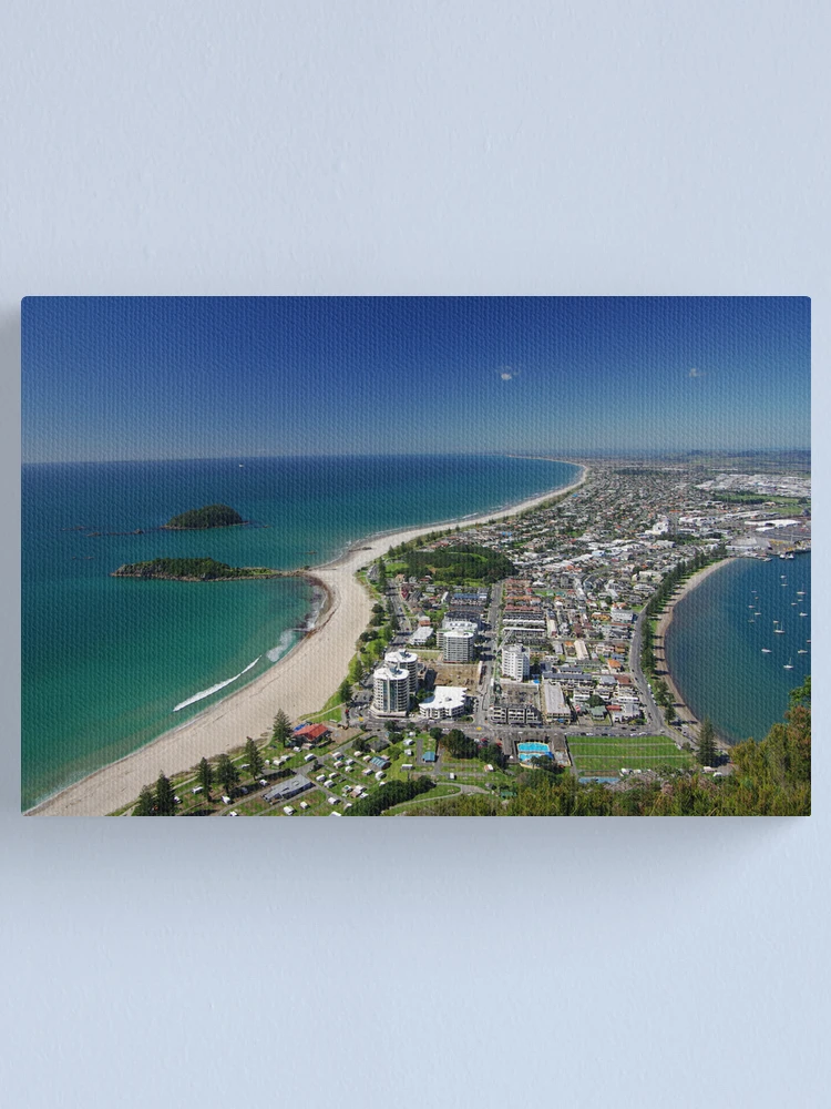 Thumbnail 1 of 3, Canvas Print, Mount Maunganui designed and sold by Steven Weeks.