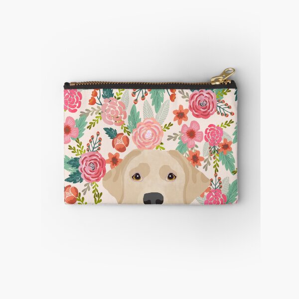 Artikelvorschau, Labrador Retriever gelbes Labor Blumenmuster niedliche Blumen Hunderasse reine Rasse Hundeliebhaber Geschenke entworfen und verkauft von PetFriendly.
