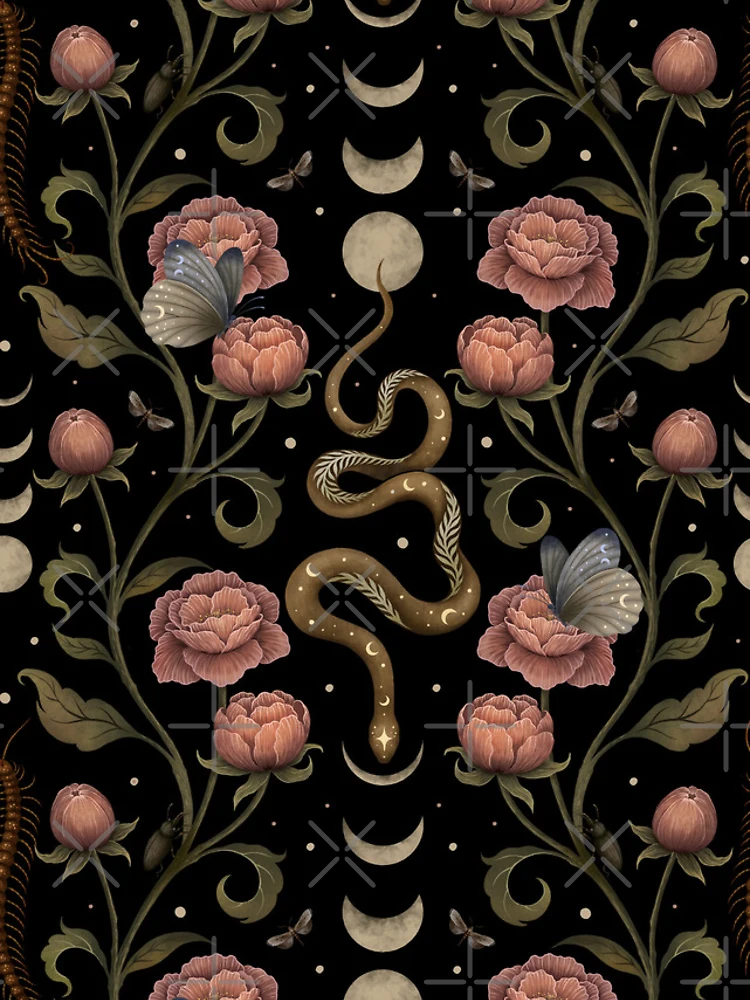 Thumbnail 4 of 4, iPhone Case, Serpentine Garden designed and sold by episodicDrawing.