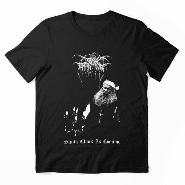 Aperçu de l'œuvre Noël en métal noir créée et vendue par WithinSanity13.