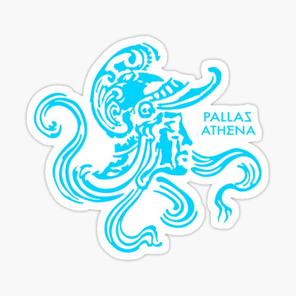 Artikelvorschau, PALLAS ATHENA. VERSION 2. BLAU. entworfen und verkauft von 5hertz.