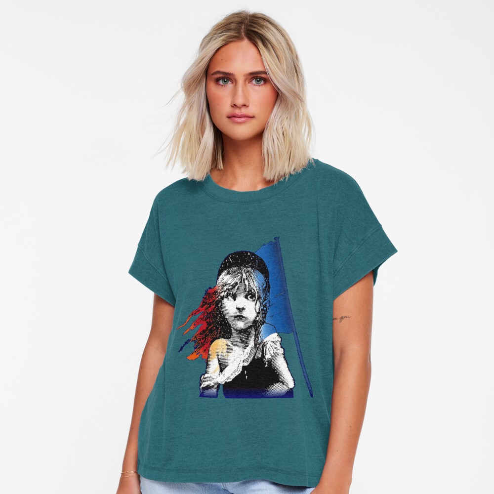 Vista previa del artículo con la obra «Camiseta relajada», diseñado y vendido por Caroline Guercio.