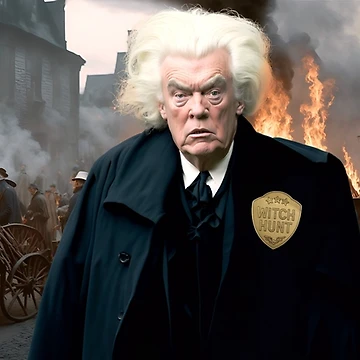 Artwork thumbnail, Trump's Witch Hunt by PopAlien