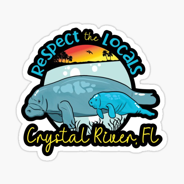 Aperçu de l'œuvre Respectez les habitants Manatee Crystal River, Floride créée et vendue par ambermakesart.