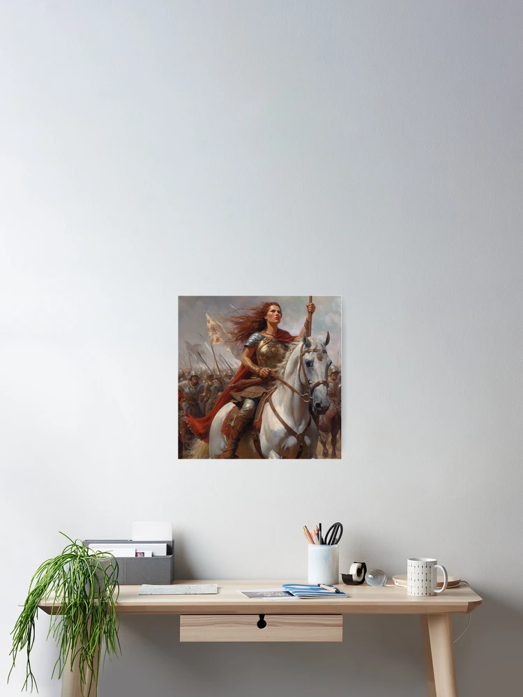 Thumbnail 2 of 3, Poster, Boudica's Battle Charge designed and sold by PrintifyWorld.