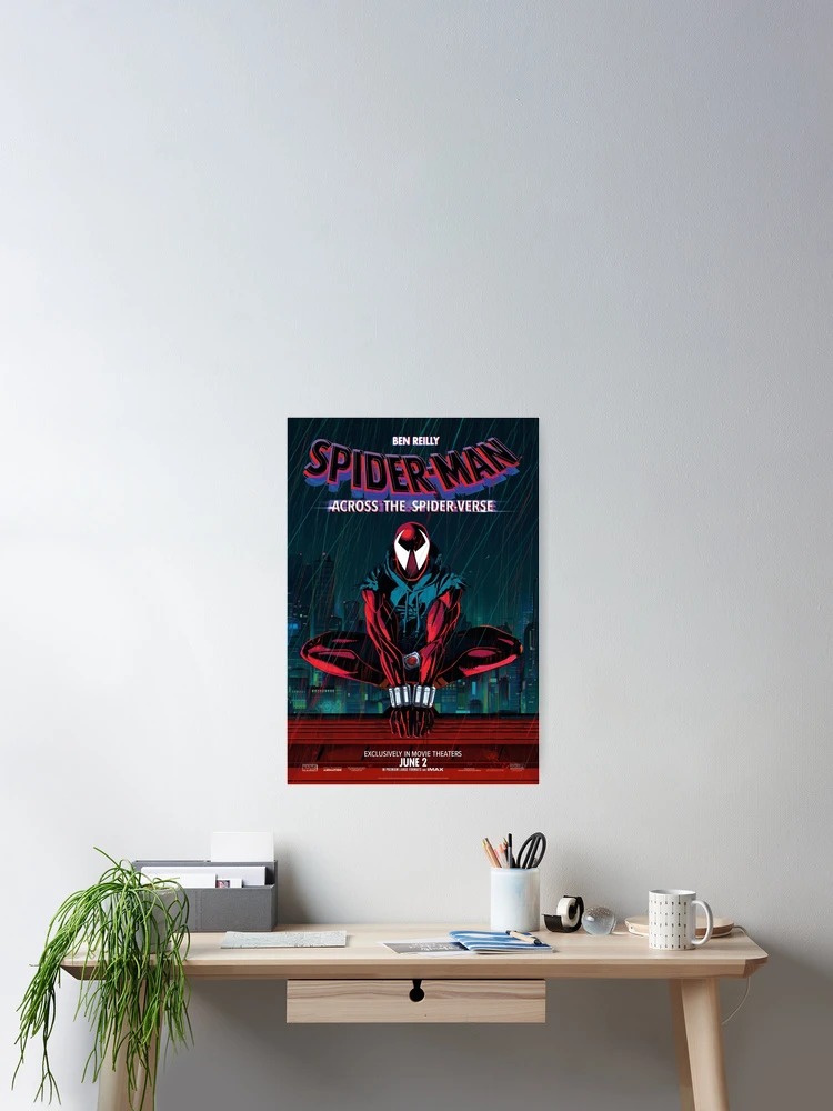 Aperçu 2 sur 3. Poster avec l'œuvre Across The Spider Verse - Scarlet Spider créée et vendue par SLH-69.