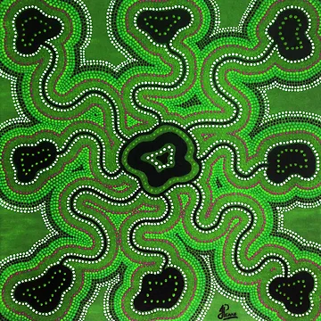 Artwork thumbnail, Connection (Green) by Jacob Peake