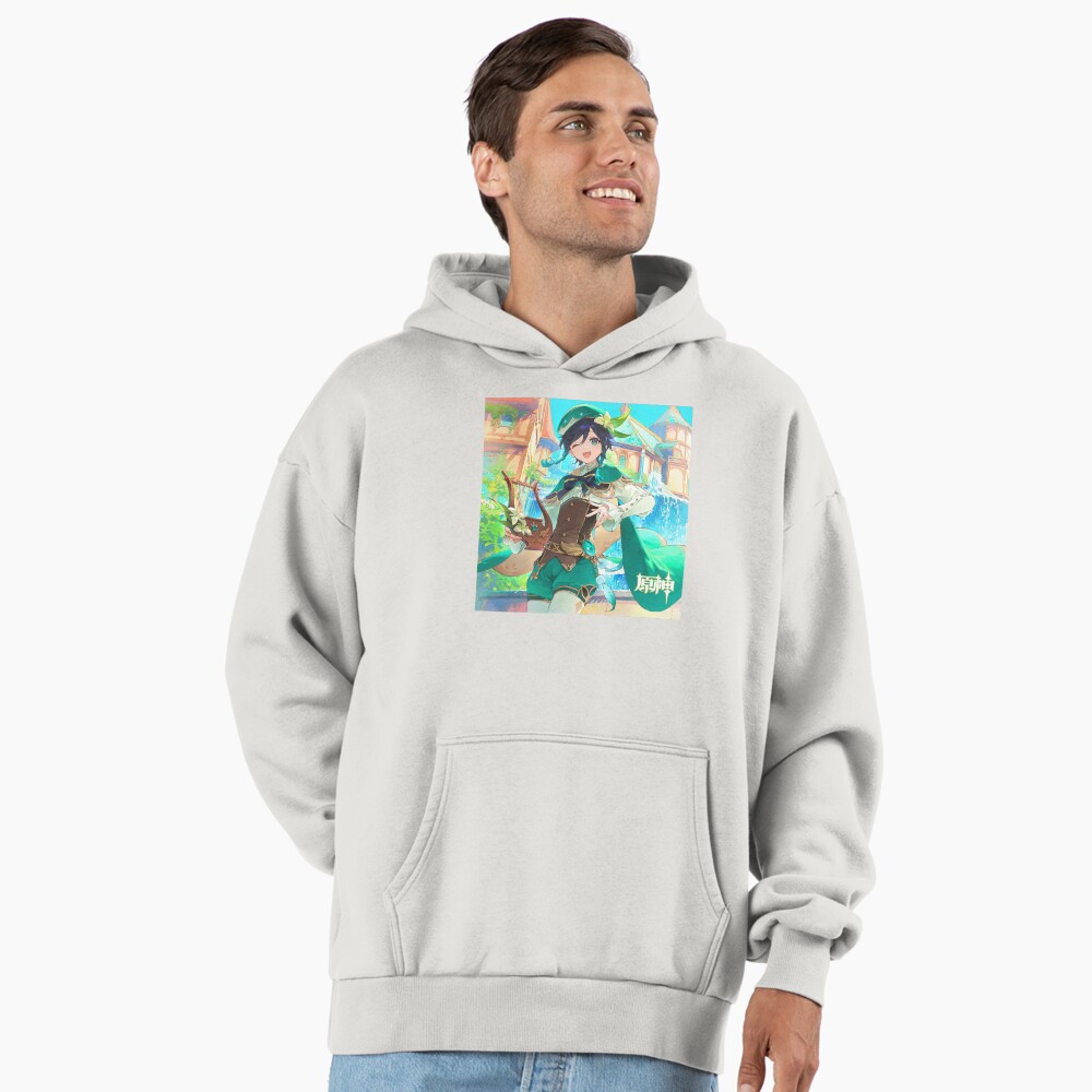 Vista previa del artículo con la obra «Sudadera con capucha oversize prémium», diseñado y vendido por Krimsy.