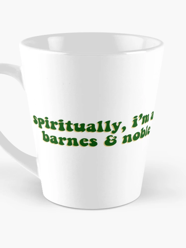 Imagen 3 de 4, Taza de café con la obra Espiritualmente, estoy en Barnes and Noble, Green., diseñada y vendida por ibella328.