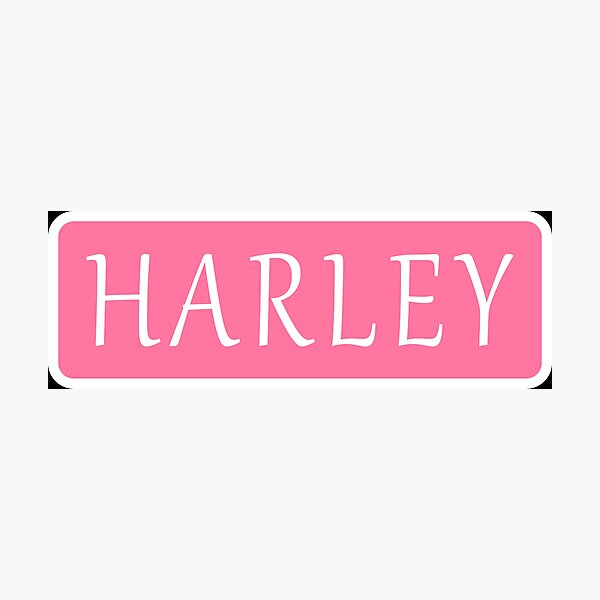Artikelvorschau, Harley-Mädchenname entworfen und verkauft von Jeallan Designs.