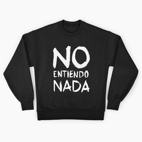 Item preview, No Entiendo Nada (white) designed and sold by La Tienda de Cthupu.