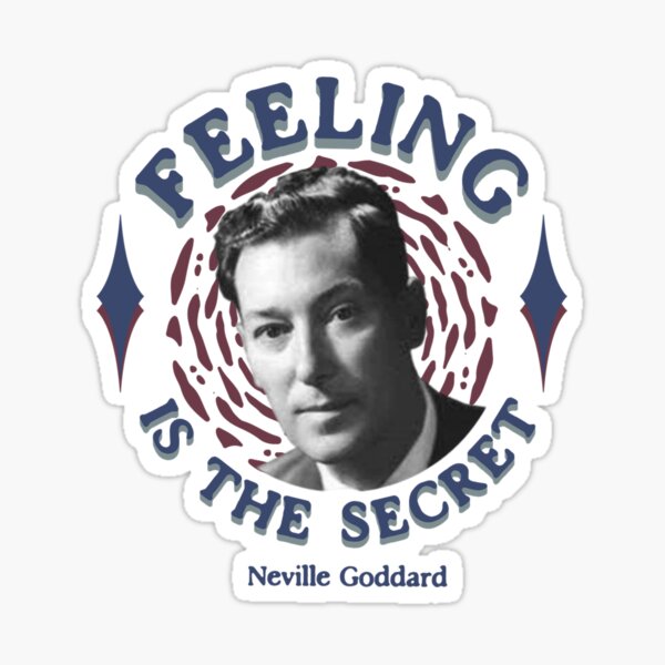 Aperçu de l'œuvre Le sentiment est la loi secrète de l'attraction Neville Goddard Manifest créée et vendue par StoneCrowDesign.