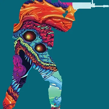 Artwork thumbnail, Hyper Beast CSGO by Bombomxee