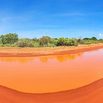 Artwork thumbnail, broome flooded dirt road by Elliot62