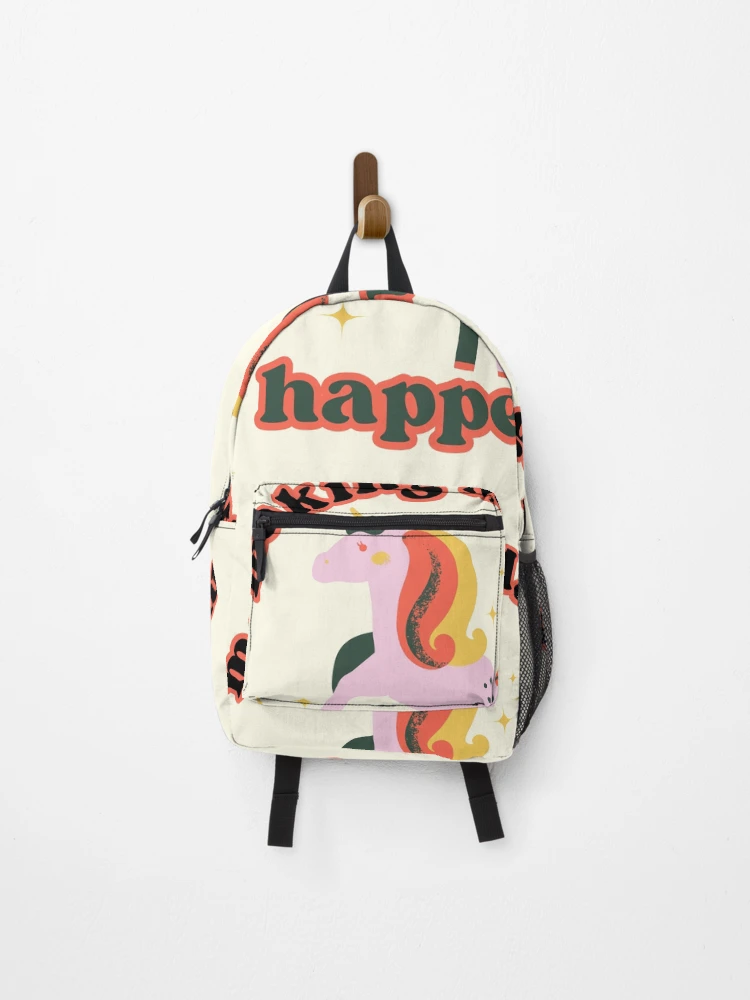 Thumbnail 1 of 3, Backpack, Making magic happen unicorn designed and sold by LaurenPittaway.