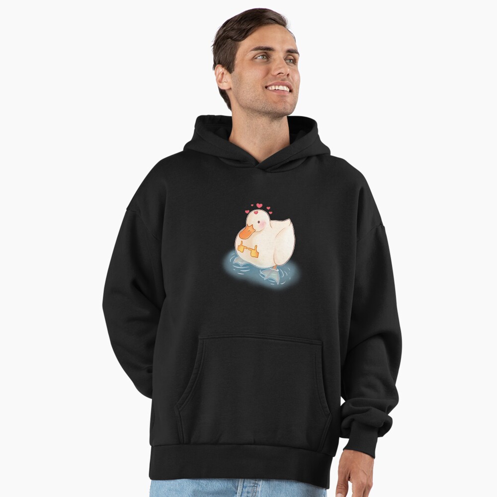 Aperçu de l'œuvre Sweat à capuche oversize premium créée et vendue par CuteBlueArt.