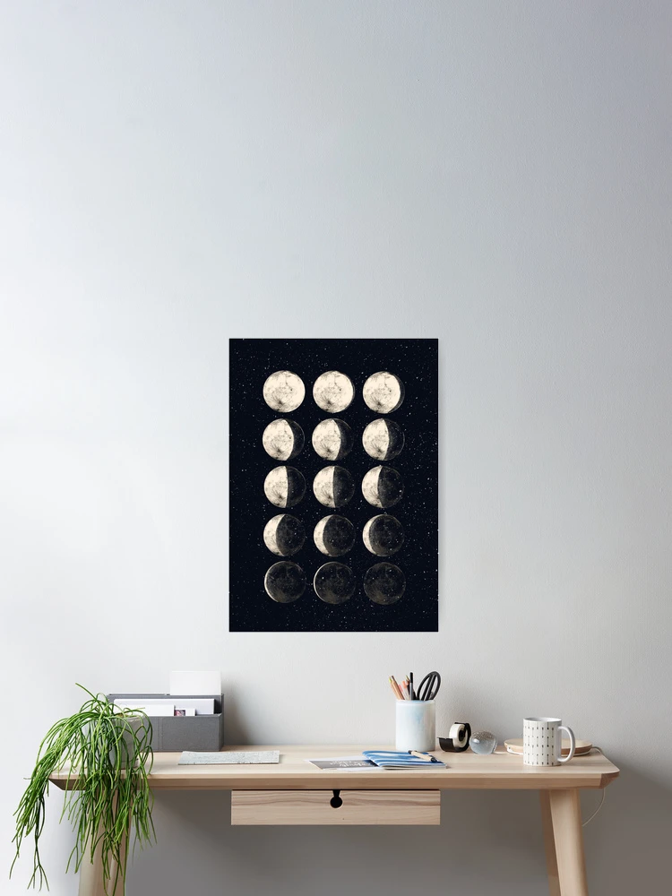 Thumbnail 2 of 3, Poster, Moon Cycle designed and sold by lintho.