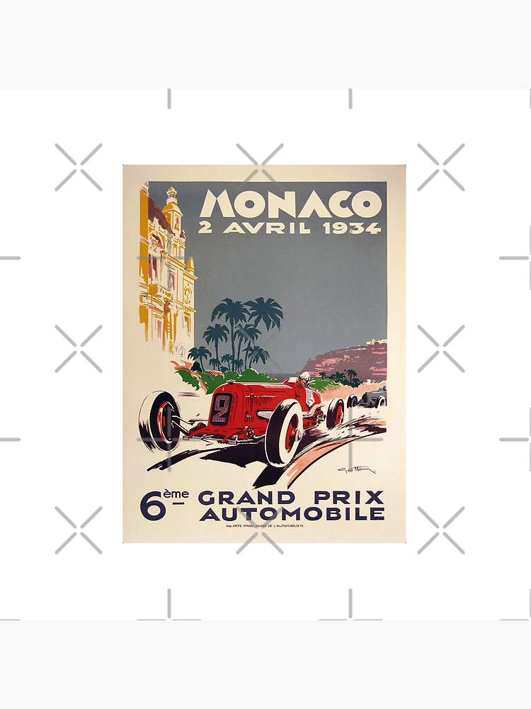 Imagen 5 de 5, Bloque acrílico con la obra Gran Premio de F1 de Mónaco 1934, diseñada y vendida por hgraziano.
