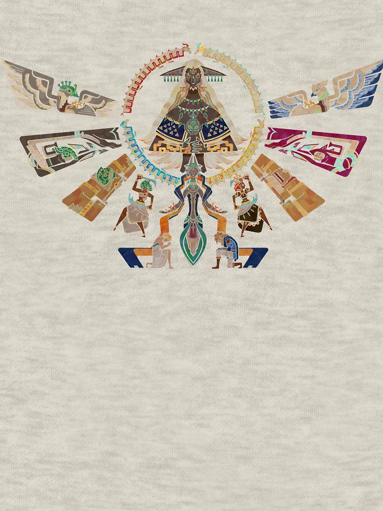 Imagen 7 de 7, Camiseta clásica con la obra El diseño de la camiseta del primer rey de Hyrule, diseñada y vendida por Alcoz.