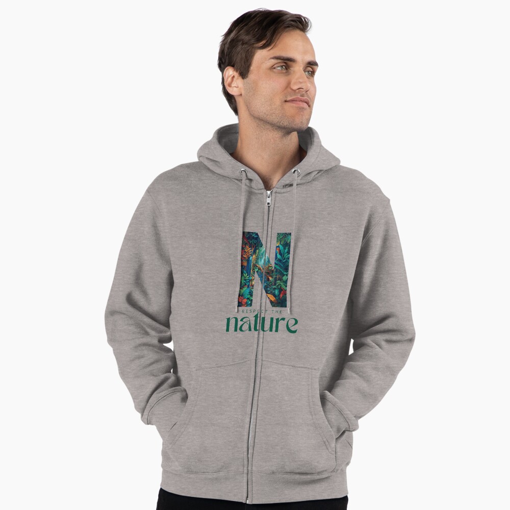 Aperçu de l'œuvre Veste zippée à capuche créée et vendue par kdir7.