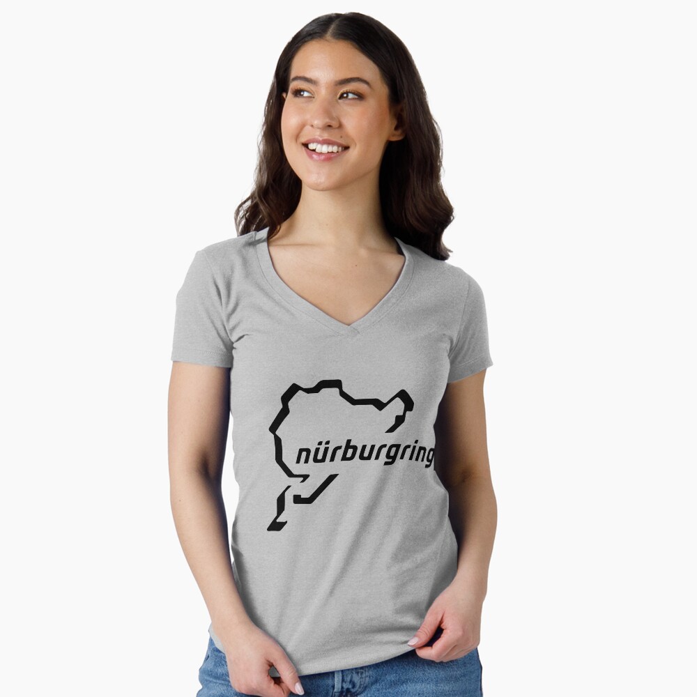 Vista previa del artículo con la obra «Camiseta entallada de cuello en V», diseñado y vendido por dawa-bu.