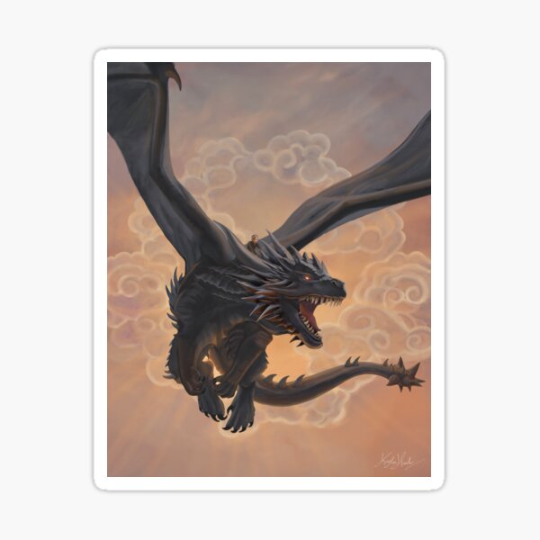 Item preview, Fourth Wing Violet and Tairn designed and sold by Kaylahardyart.