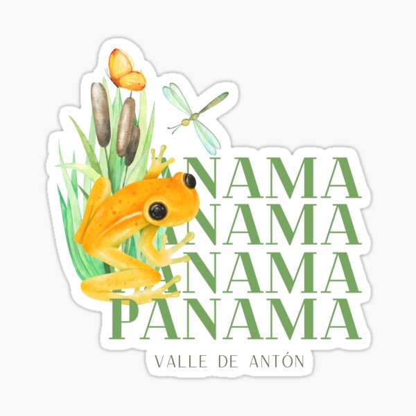 Item preview, Panamá Rana Dorada designed and sold by MarkeThinkUp.