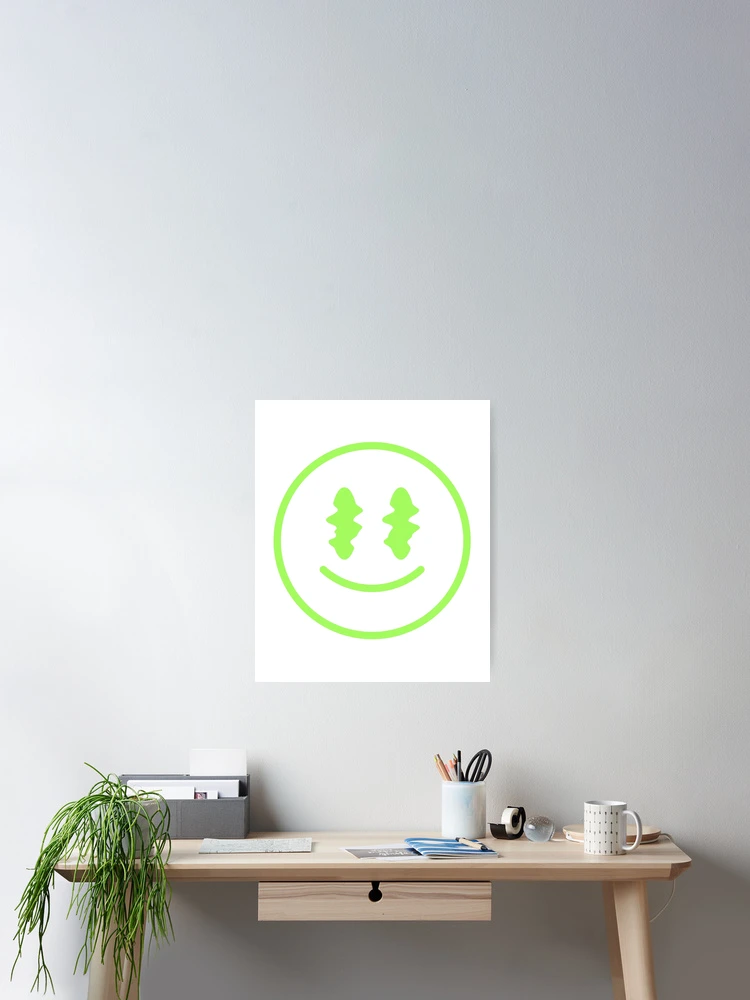 Thumbnail 2 of 3, Poster, Trippy Smiley Face designed and sold by Matt W.