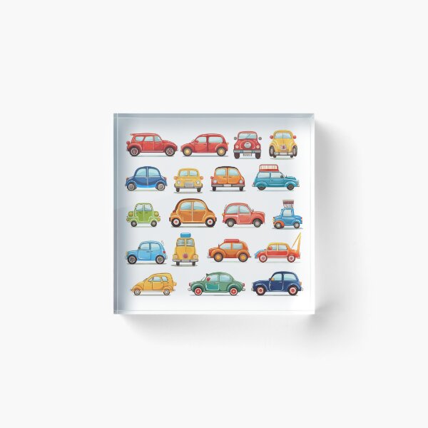 Aperçu de l'œuvre Collection de voitures pour enfants créée et vendue par JUNIPERMOSS.