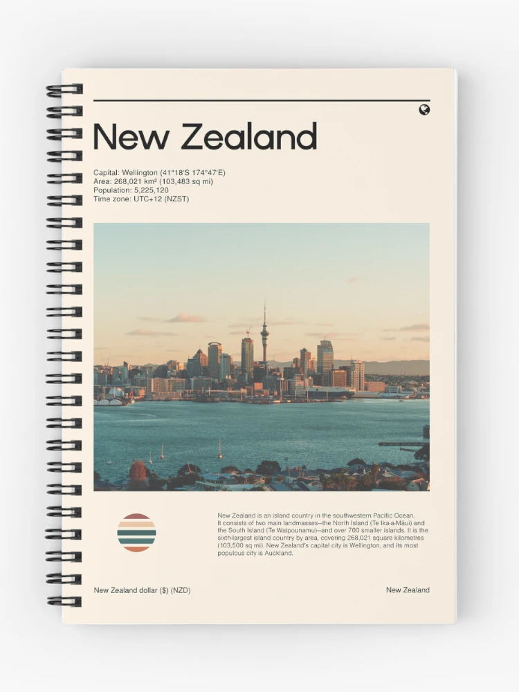 Thumbnail 1 of 3, Journal, Visit New Zealand (Travel poster) designed and sold by RabbitK.