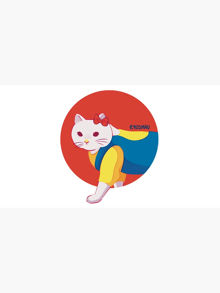 Thumbnail 3 of 3, Cap, White Kitty V2 designed and sold by 90sMauu.