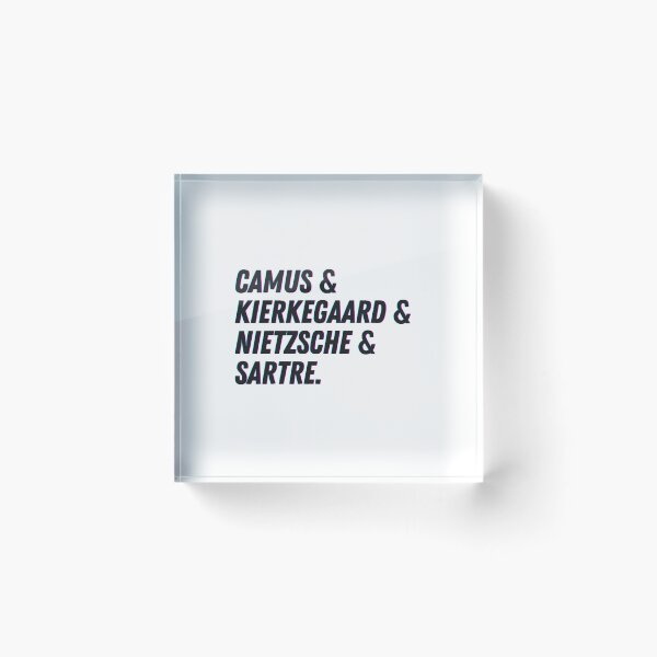 Artikelvorschau, Existenzialisten – Camus & Kierkegaard & Nietzsche & Sartre entworfen und verkauft von festivalzone.