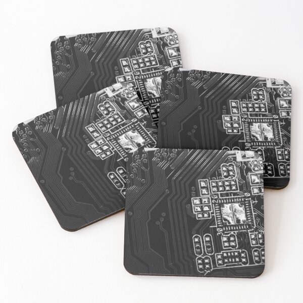 Item preview, Motherboard PCB - Black and White Version designed and sold by Zenaben.