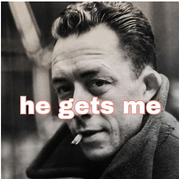 Vorschaubild zum Design Albert Camus Er erwischt mich von daphhne