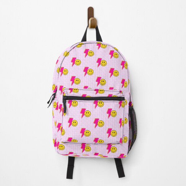 Item preview, preppy xoxo lightning bolt pink smiley designed and sold by SUUSCK ★.