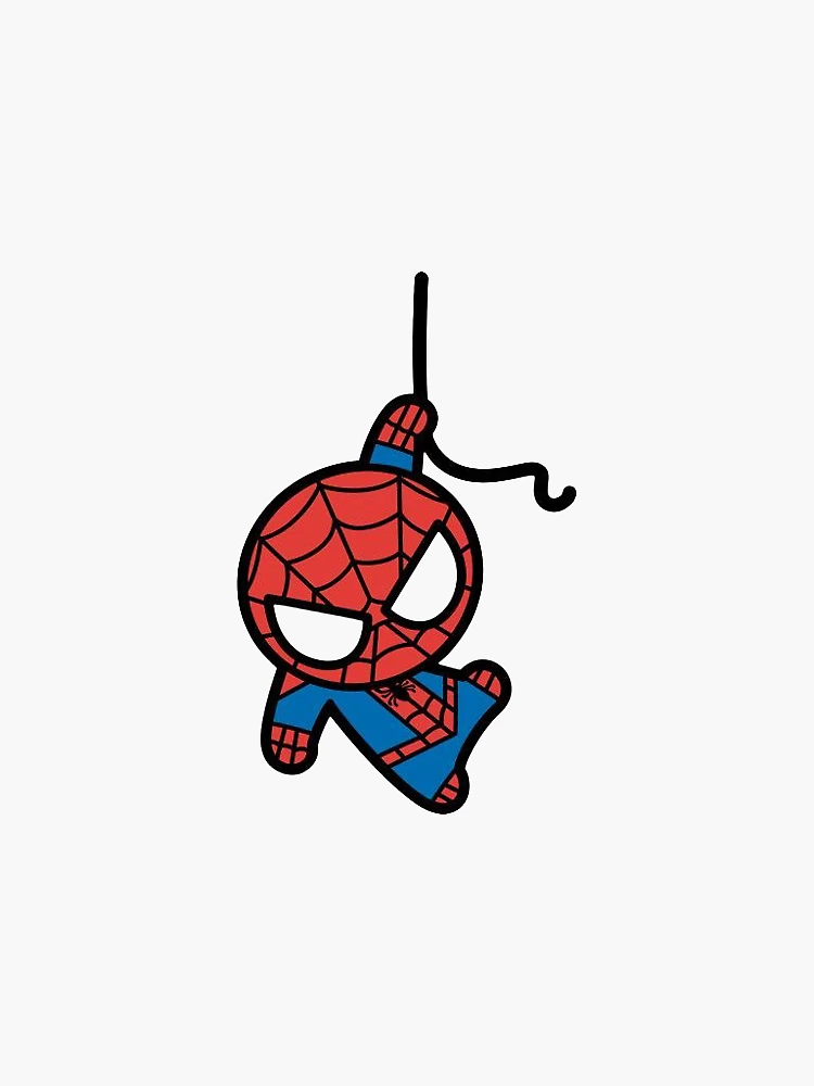 Aperçu 3 sur 3. Sticker avec l'œuvre Spiderman créée et vendue par Spidey Club.