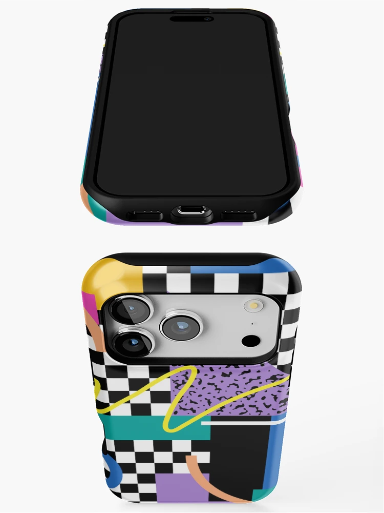 Thumbnail 3 of 4, iPhone Case, Memphis Pattern 34 - Retro 90s / 80s designed and sold by GraphicWave.