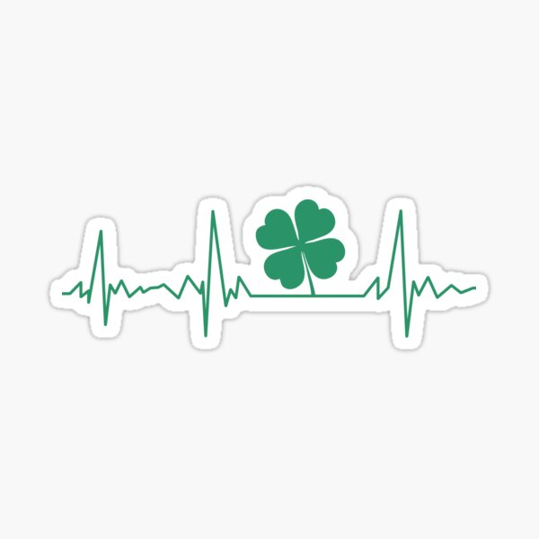 Aperçu de l'œuvre Battement de coeur de St Patrick shamrock créée et vendue par playloud.