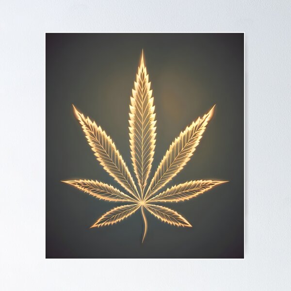 Aperçu de l'œuvre Feuille de cannabis créée et vendue par MJBPrimt.