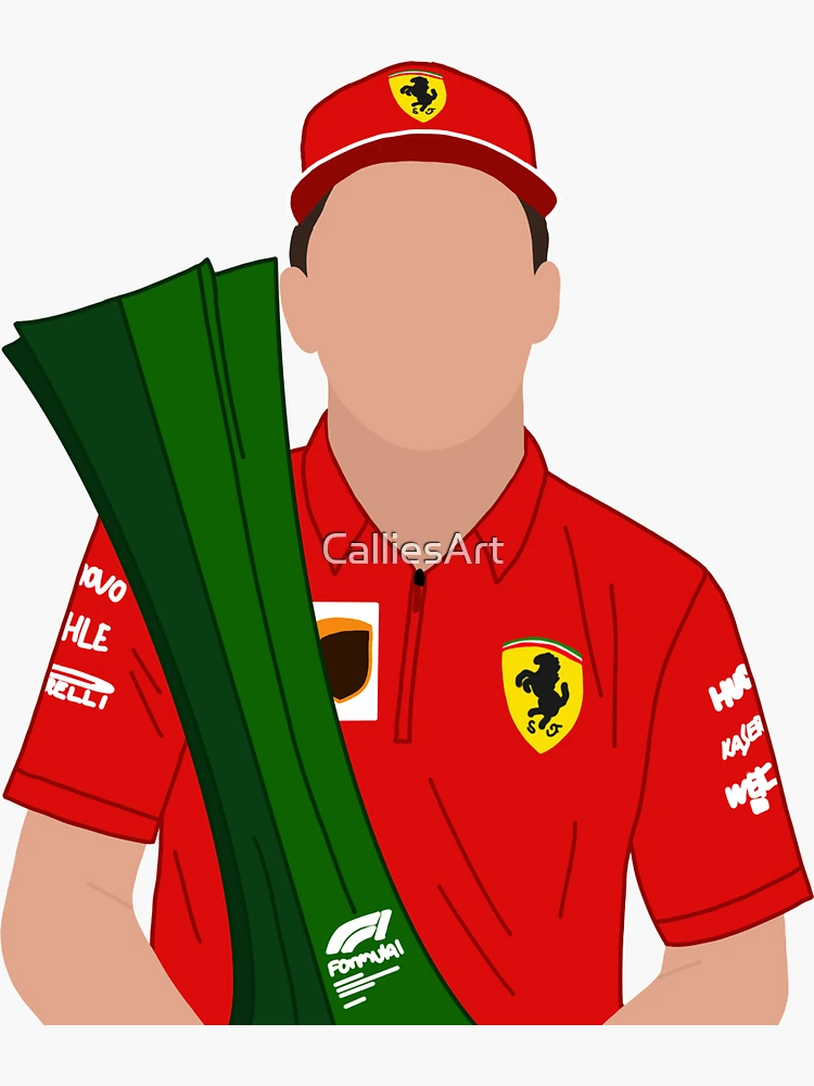 Imagen 3 de 3, Pegatina con la obra Carlos Monza 2019, diseñada y vendida por CalliesArt.