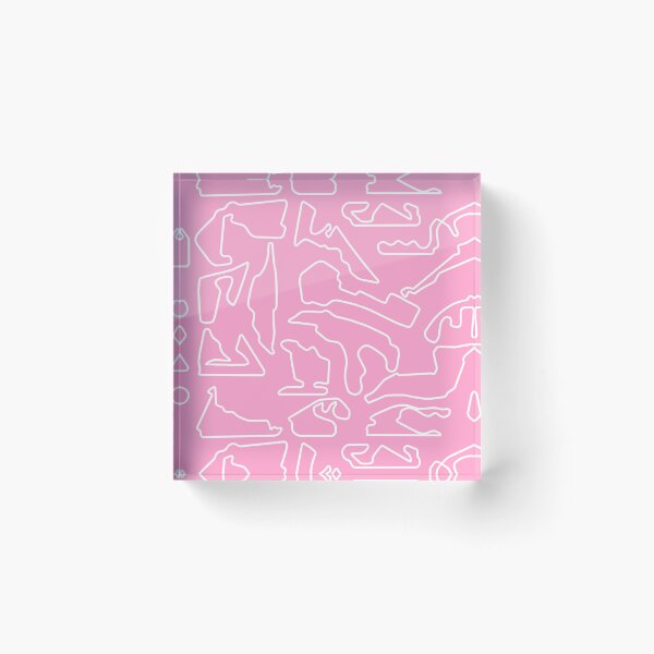 Item preview, Pistas de F1 2025 (rosa) designed and sold by ThePredestined.