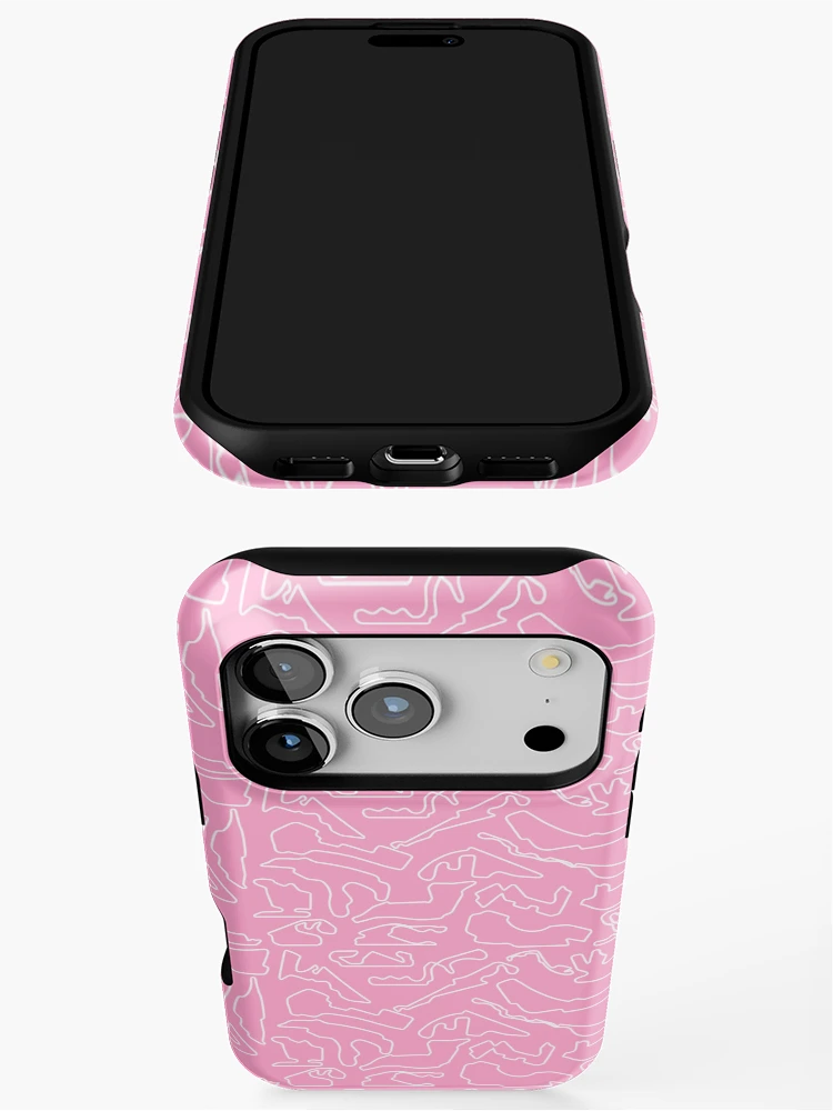 Imagen 3 de 4, Funda de iPhone con la obra Pistas de F1 2025 (rosa), diseñada y vendida por ThePredestined.