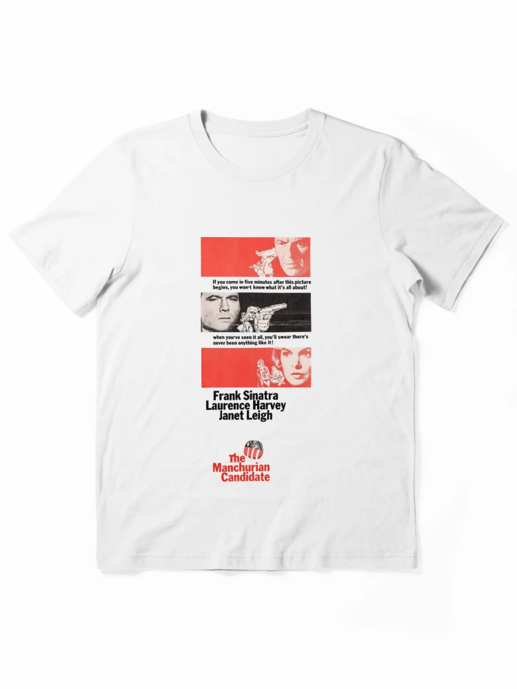 Aperçu 1 sur 7. T-shirt essentiel avec l'œuvre Thé Mánchúríán Cándídáté Móvíé Póstér créée et vendue par ConfidentialKe.