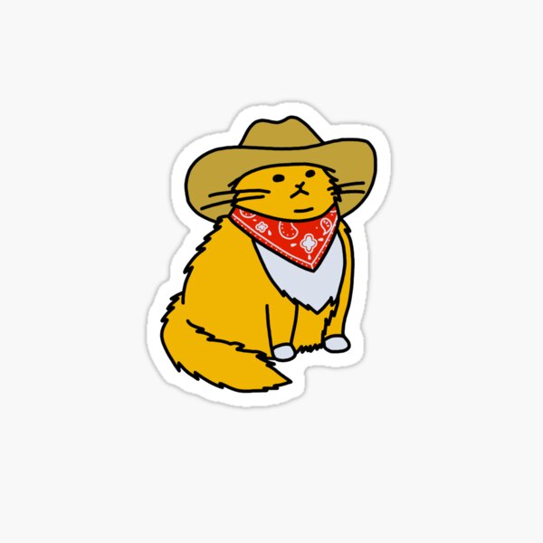 Item preview, Gato vaquero maullador designed and sold by zoyadonohue.