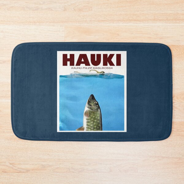 Item preview, Hauki película de terror Tiburón parodia cartel de Finlandia designed and sold by KhaylieEames.
