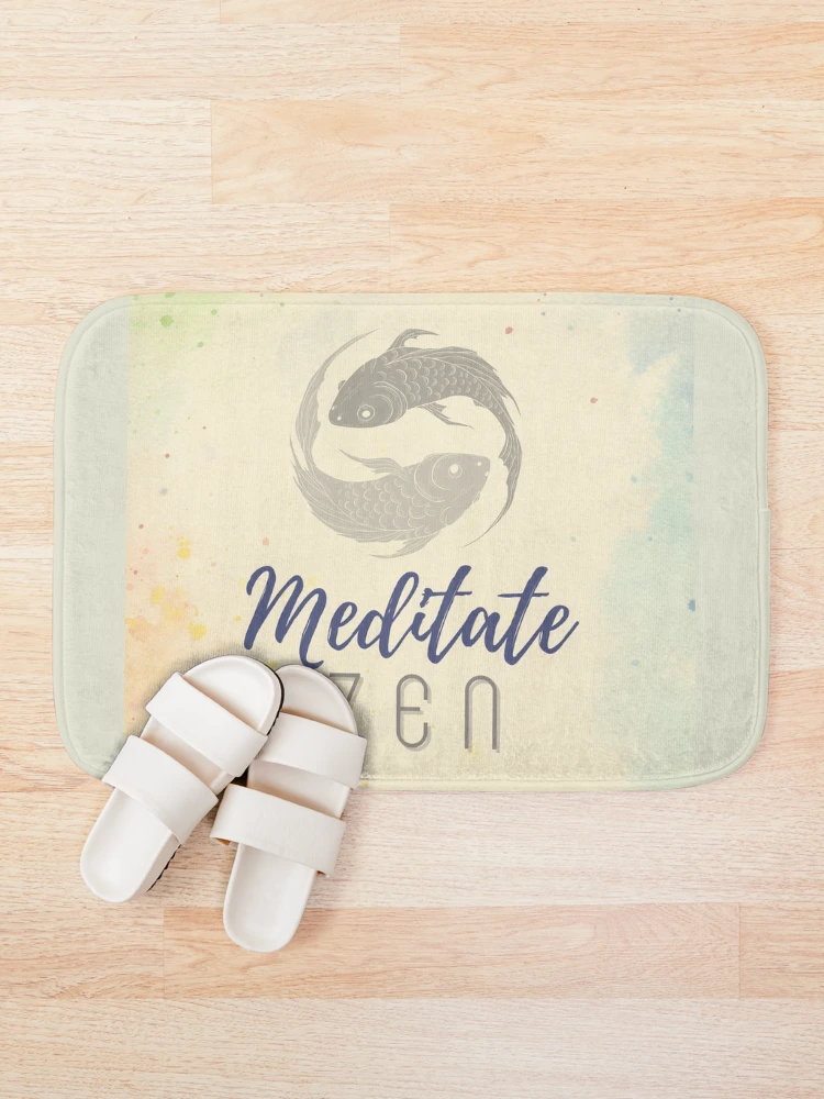 Thumbnail 1 of 6, Bath Mat, meditate designed and sold by studio468.
